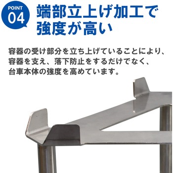 HACCPER 600 丸用 ザルカゴ ＜SUS304製＞ エム・あい