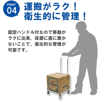 HSMC バッグインボックス台車 SUSハンドル付 エム・あい