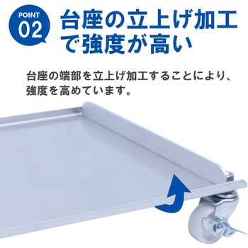 ごくかるキャリー 平型 ストッパー付 ステンレス304 エム・あい