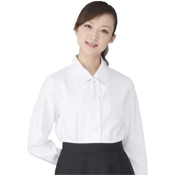 リボン付き 長袖ブラウス フォーク(Nuovo)