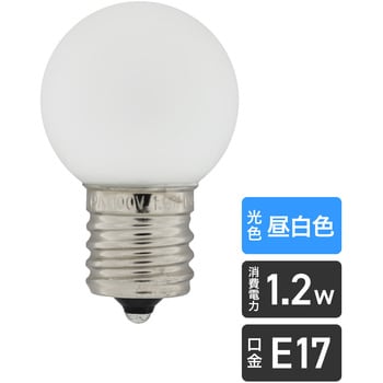 LDG1N-G-E17-G240 LED電球G30形 1個 ELPA 【通販サイトMonotaRO】