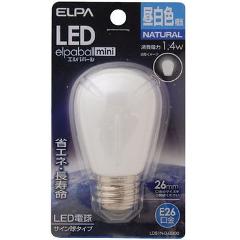 LED電球サイン球 E26 ELPA