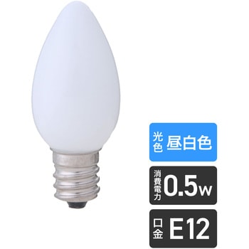 LED電球ローソク形 E12 ELPA ローソク球タイプLED電球 【通販モノタロウ】