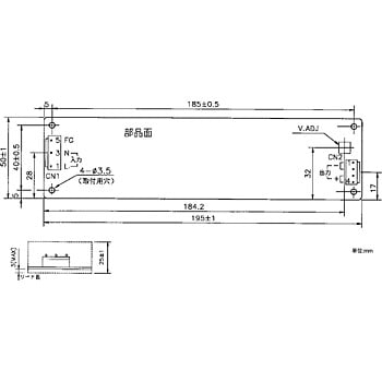 VS50B-5 スイッチング電源 VS-Bシリーズ TDKラムダ 36847614