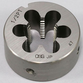 管用テーパねじ切り丸ダイス TPD(SKS) 管用テーパねじ(PT) OSG(オーエスジー)
