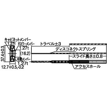 ダブルスライドレール 日本アキュライド 【通販モノタロウ】