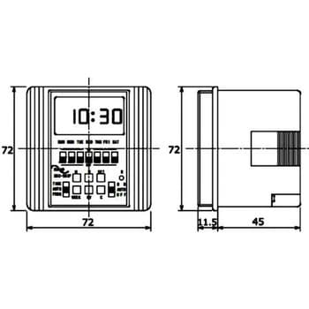 SSC-502P カレンダータイマー 1台 スナオ電気 【通販モノタロウ】