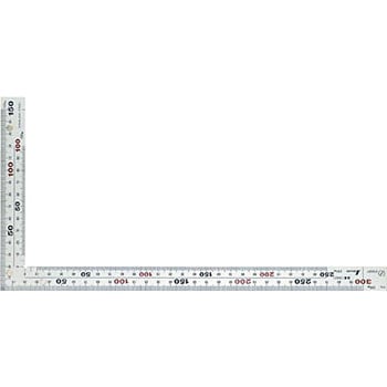 曲尺 厚手広巾 シルバー マグネット付 シンワ測定