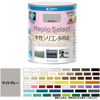 ハピオセレクト 水性シリコン多用途(つやあり) カンペハピオ
