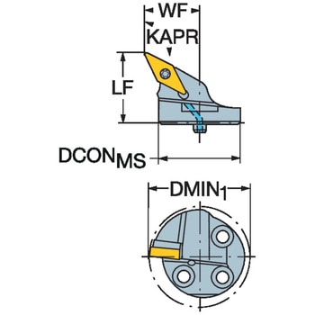 CoroTurn 107旋削加工用ヘッド サンドビック