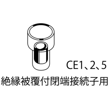絶縁被覆付閉端接続子用ミニ圧着工具 ロブスター(ロブテックス)