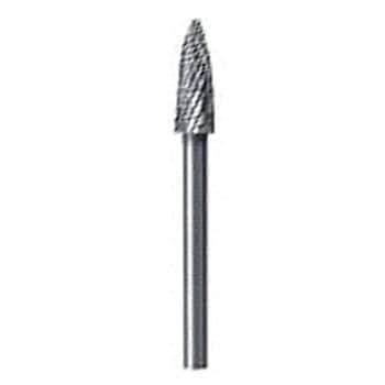 超硬バー (シャンク径3mm) (ポイント型)オール超硬(Wカット) スーパーツール