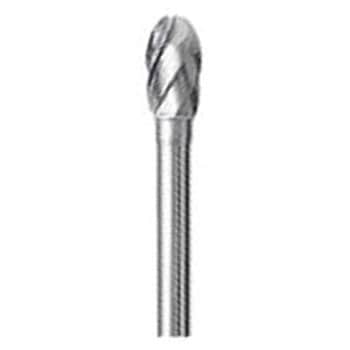 超硬バー(シャンク径6mm)アルミカット(卵型)(アルミ用)(Sカット) スーパーツール