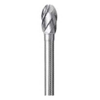 超硬バー(シャンク径6mm)アルミカット(卵型)(アルミ用)(Sカット) スーパーツール