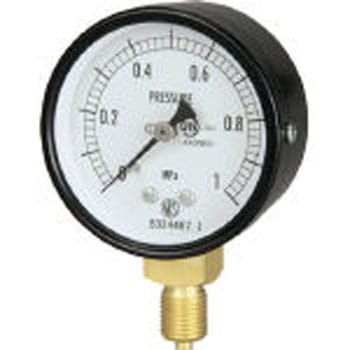 AA10-121-.-0.1MP 普通形真空計(A枠/立形)60Φ 1個 長野計器 【通販