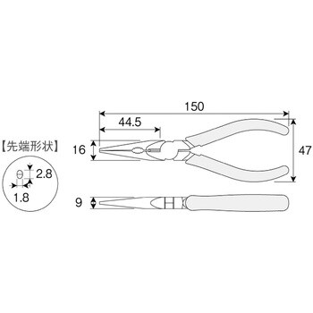 ラジオペンチ ホーザン