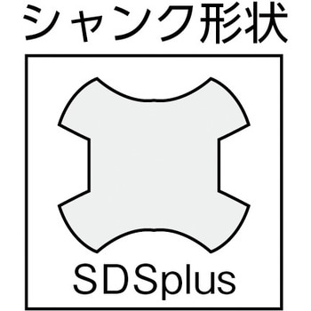 UX17.0×160 SDSプラスUX(クロス) 1本 ユニカ 【通販サイトMonotaRO】