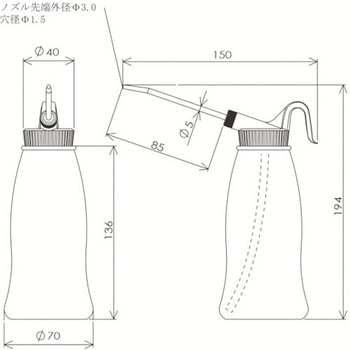 ジェットオイラー ニュースーパー真鍮ノズル フルプラ