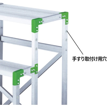 作業用踏台 エコシリーズ(アルミ製) 長谷川工業