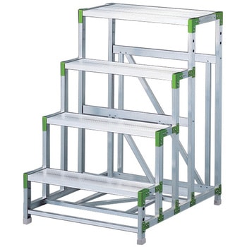 作業用踏台 エコシリーズ(アルミ製) 長谷川工業