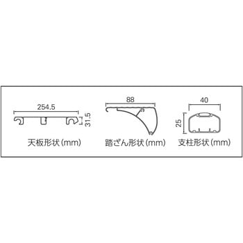 上枠付踏台 EFA エコシリーズ 長谷川工業