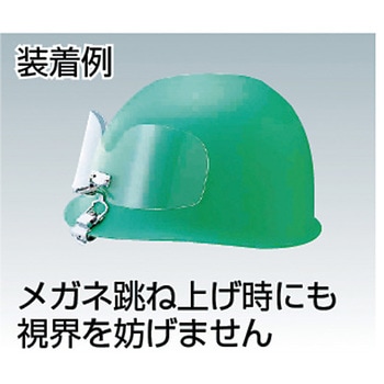 ヘルメット 取付メガネ 理研オプテック