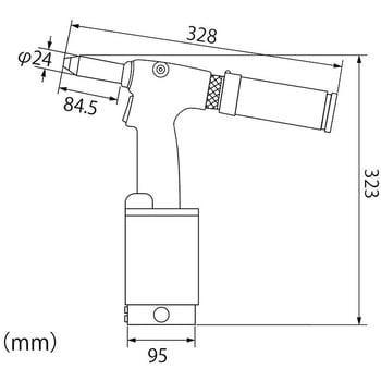 AR2000HV エアーリベッター(吸引排出装置付・軽量タイプ) 1台