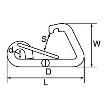 B-130 ステンレス L型フック 1袋 水本機械製作所 【通販サイトMonotaRO】