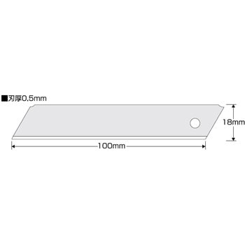 LB-50NS ノンスリット替刃(大) 1箱(50枚) ムラテックKDS 【通販サイト