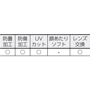 保護メガネ用レンズ 理研オプテック