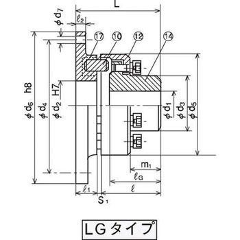 チャンカップリング ノーメックス(R)シリーズ LGタイプ 三ツ星ベルト
