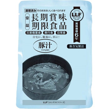 豚汁 LLF非常食単品(惣菜) 1箱(50袋) ロングライフフーズ 【通販サイト