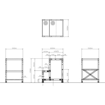 作業用踏台(アルミ製・縞板タイプ)