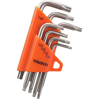 ヘックスローブL型レンチ 7本組 TRUSCO