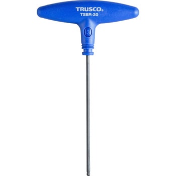 TSBR-30 ボールポイント六角棒レンチ(ミリ・T型) 1本 TRUSCO 【通販