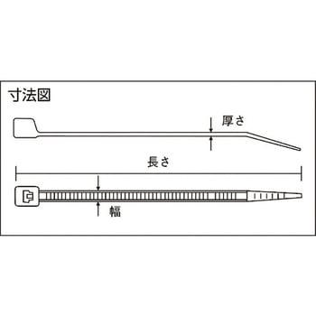 カラーケーブルタイ TRUSCO