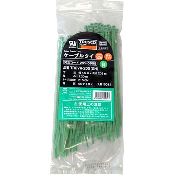 カラーケーブルタイ TRUSCO