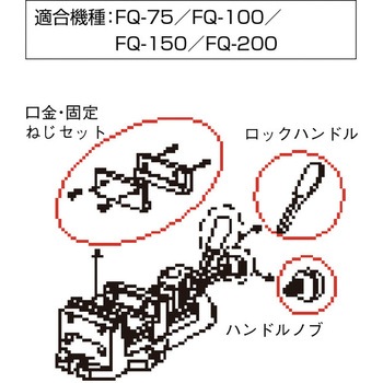 クイックグリップバイス用ノブ TRUSCO