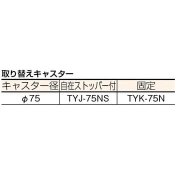 MP-500S 樹脂製平台車ルートバン ストッパー付 1台 TRUSCO 【通販