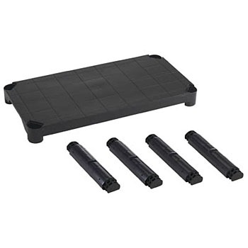 TPT-345S-BK プラスチック棚用 追加棚板セット TRUSCO 37320595