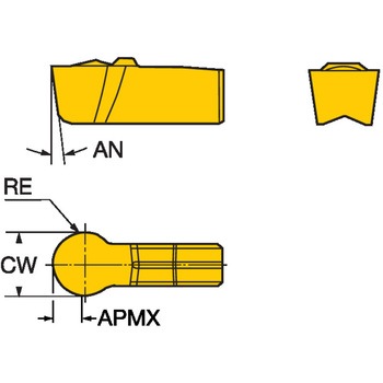 T-Max(R) Qカット 倣い加工用チップ サンドビック