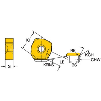 CoroMill(R) 365フライス加工用チップ サンドビック