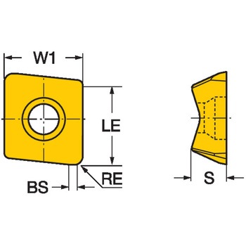 CoroMill(R) 690 フライス加工用チップ サンドビック