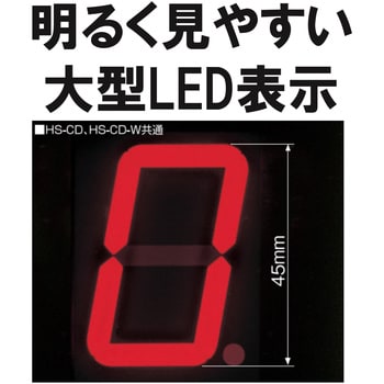 HS-CD-50/15区 防水・防塵直示式ホイストスケール5000kg(無検定) 1台