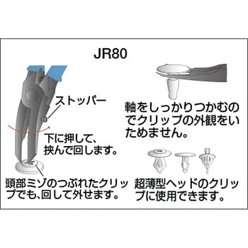 クリッププライヤー 室本鉄工