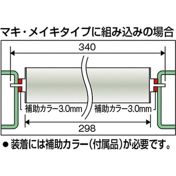 単品ローラ  オールステンレス TRUSCO