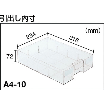 横型バンラックケースWUN型(奥行360mmタイプ) TRUSCO