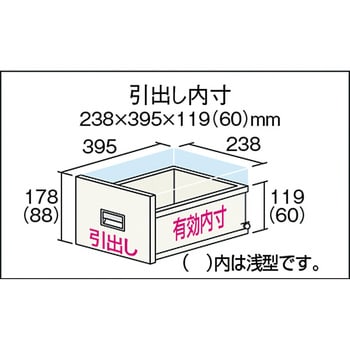 ニューラインデスク用作業台キャビネット