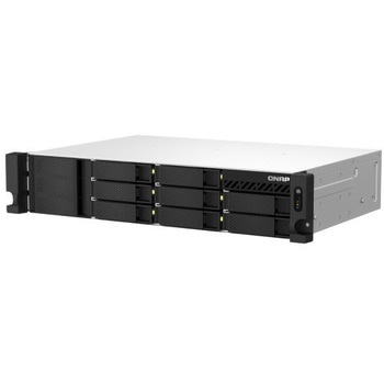 QNAP PCIe拡張性およびHDMI出力搭載で省スペース設計 2U 8ベイ ショートデプスラックマウント 2.5GbE NAS TS-864eU-8G QNAP