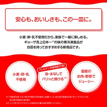 [冷凍] 味の素冷凍食品 米粉でつくったギョーザ 12個 味の素